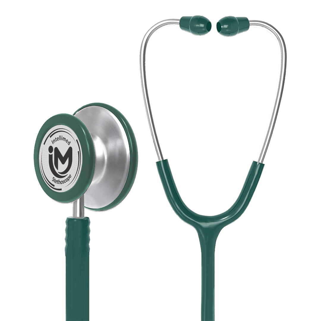 intelliMED Evolv Duo Stethoscope, Featherweight Stethoscope with Dynamic Acoustic Response, 1 Year Warranty