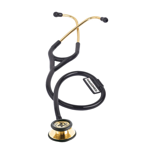 intelliMED ProCardio Stethoscope, French Gold Edition, Stethoscope with Refined sound, sensitivity & Clarity, 2 Years Warranty